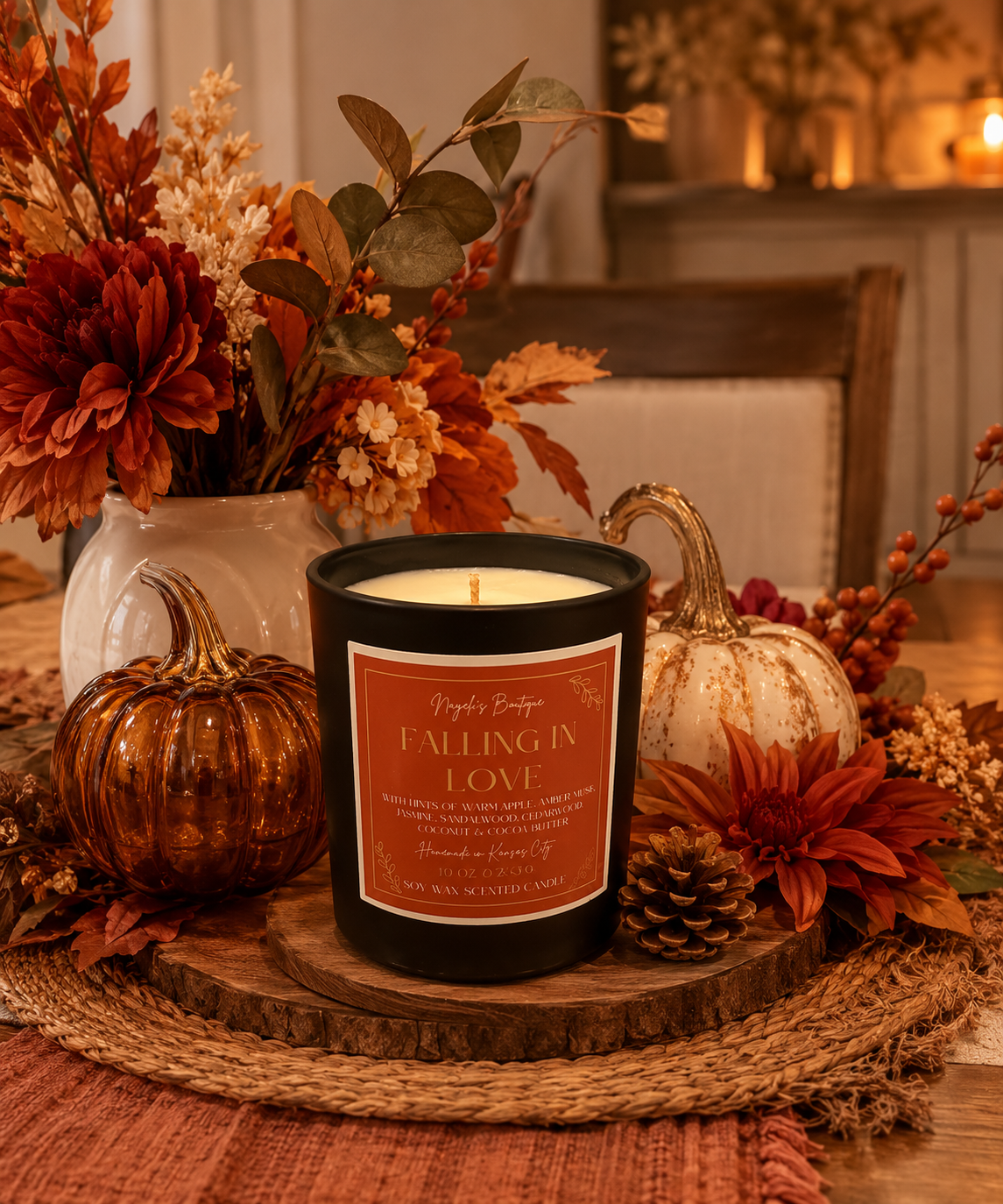 Fall-ing in Love 10 Oz Candle