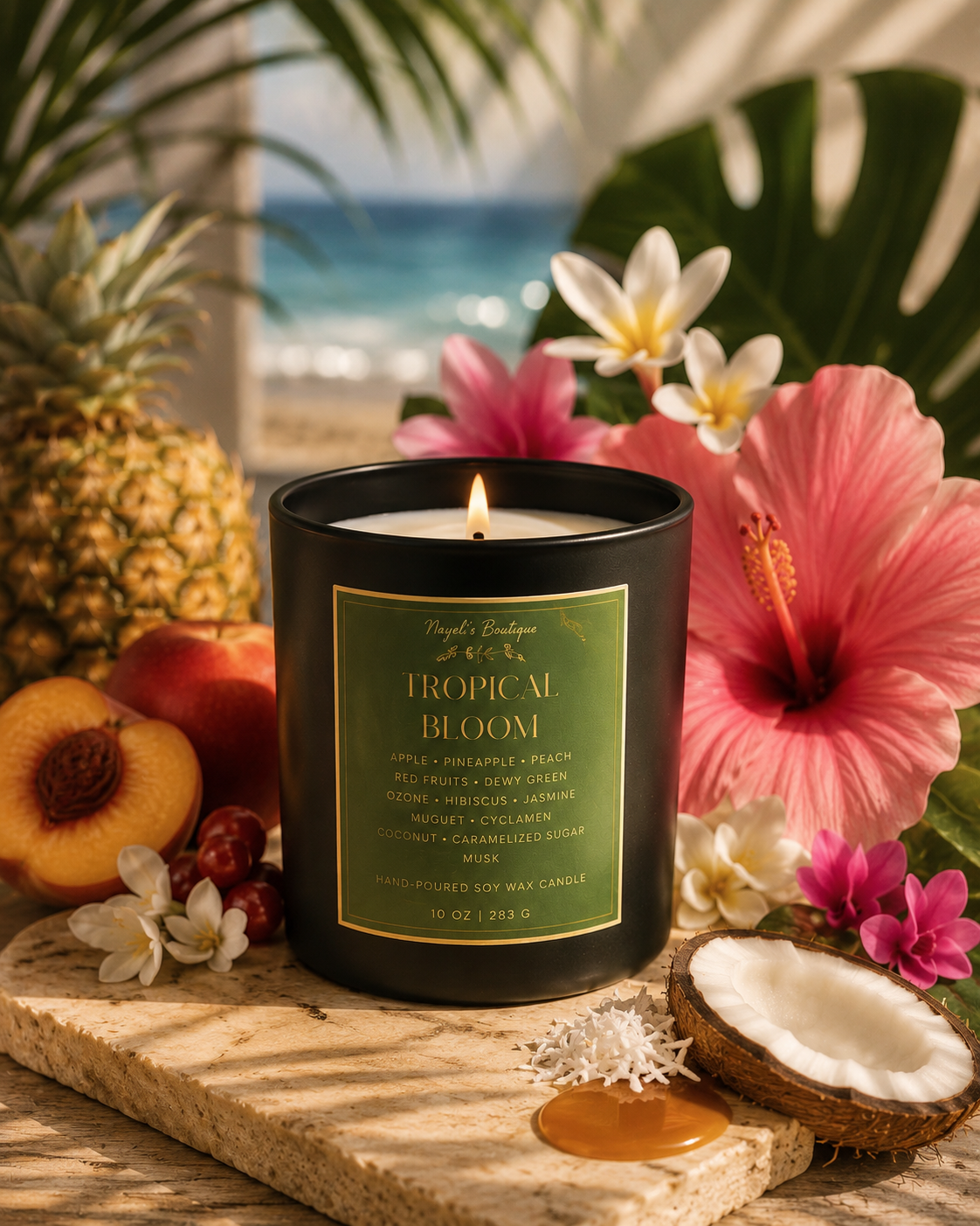 Tropical Bloom 10 Oz Candle