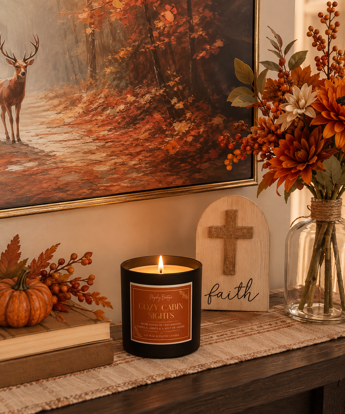 Cozy Cabin Nights 10 Oz Candle