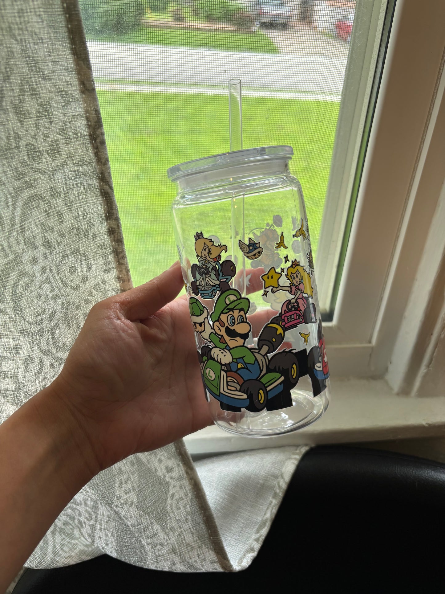 Mario- Kart 16oz Plastic Tumbler