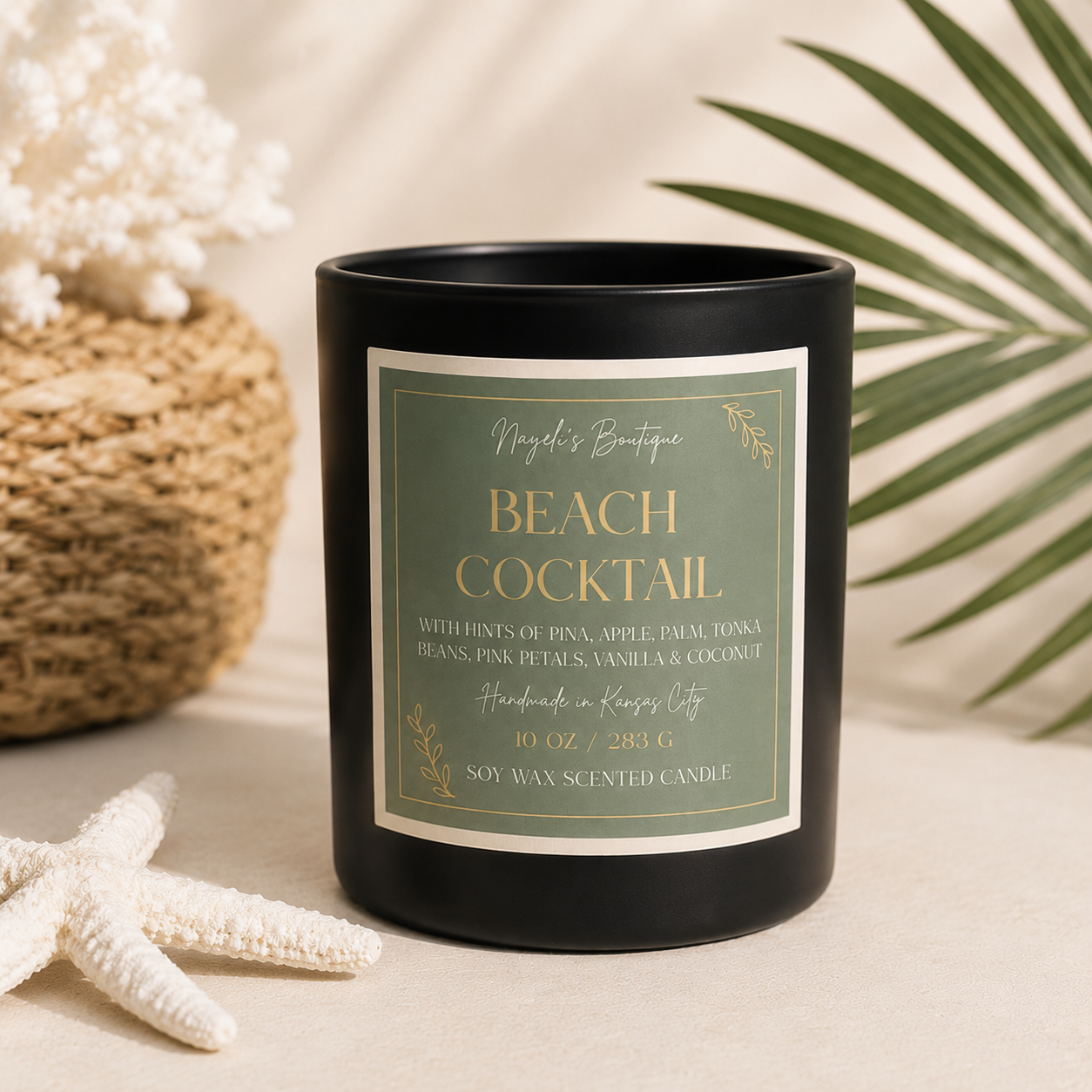 Beach Cocktail 10 Oz Candle