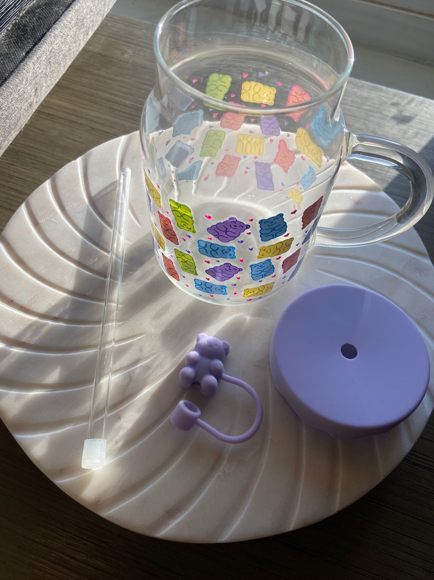 Gummy Bear Glass Tumbler