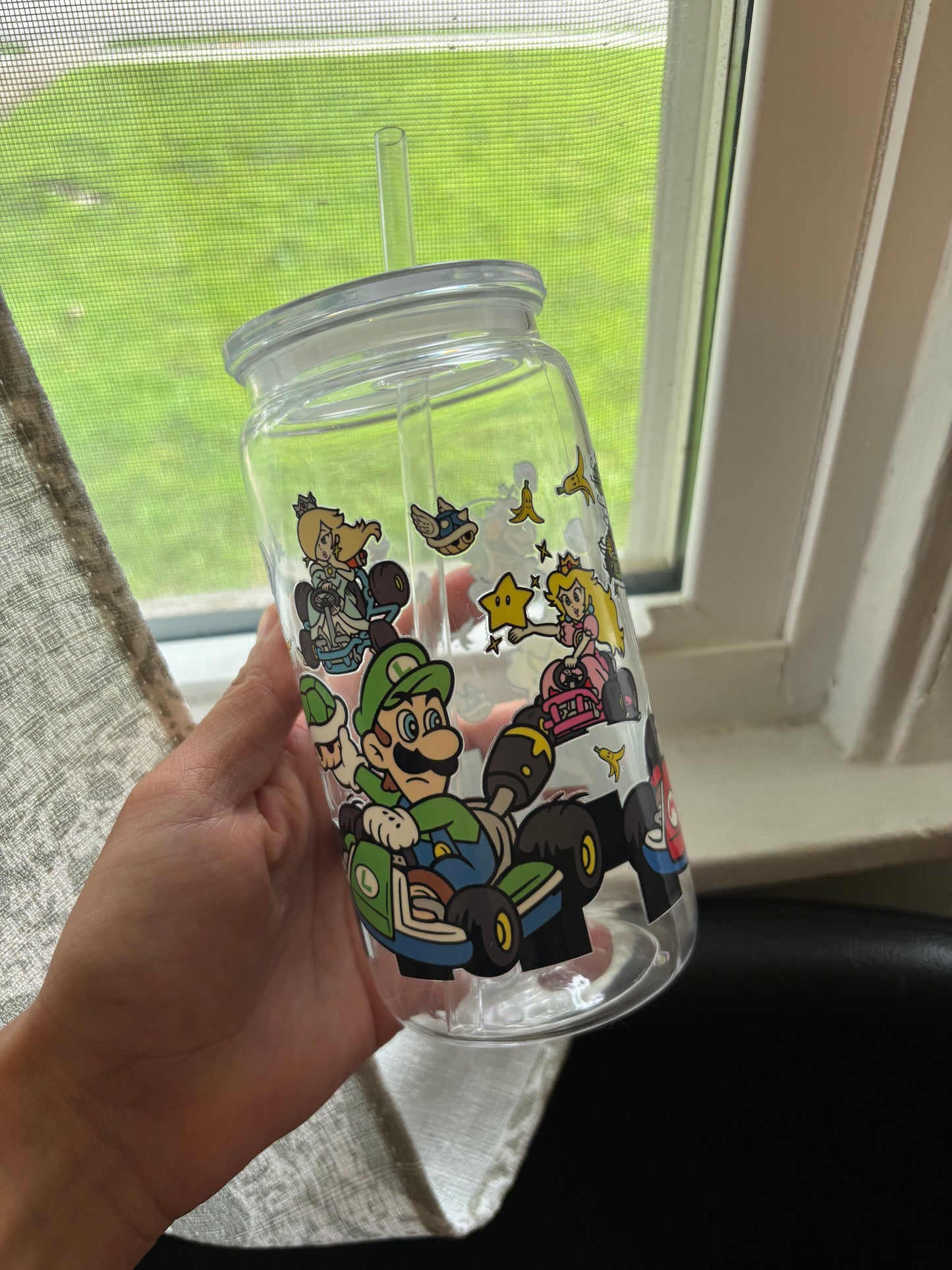 Mario- Kart 16oz Plastic Tumbler