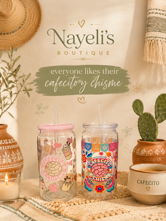 Cafecito y Chisme 16oz Plastic Tumbler