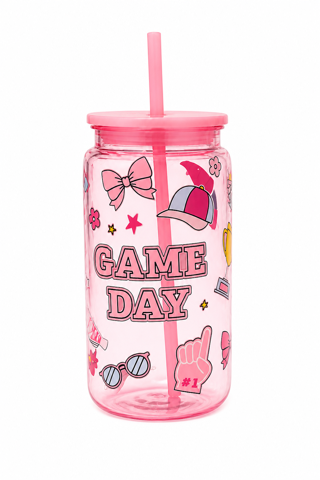 Game Day 16 Oz Plastic Tumbler