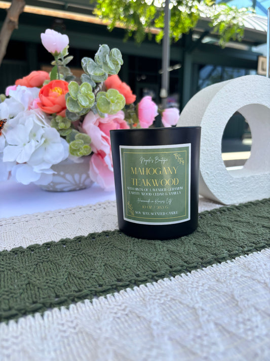 Mahogany Teakwood 10 Oz Candle