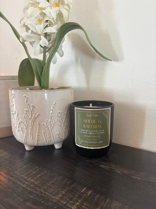 Suede & Saffron Candle
