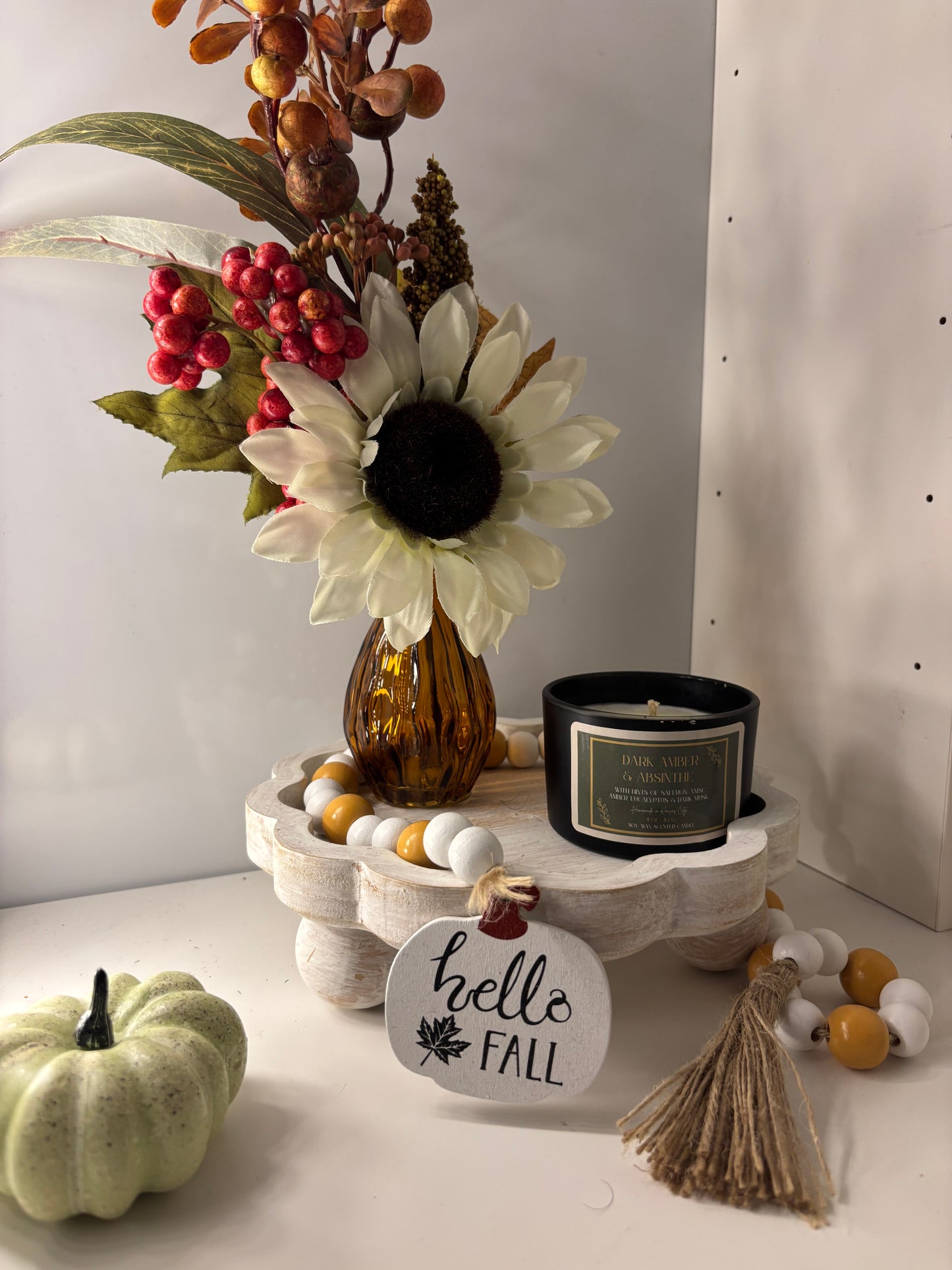 Dark Amber & Absinthe Candle