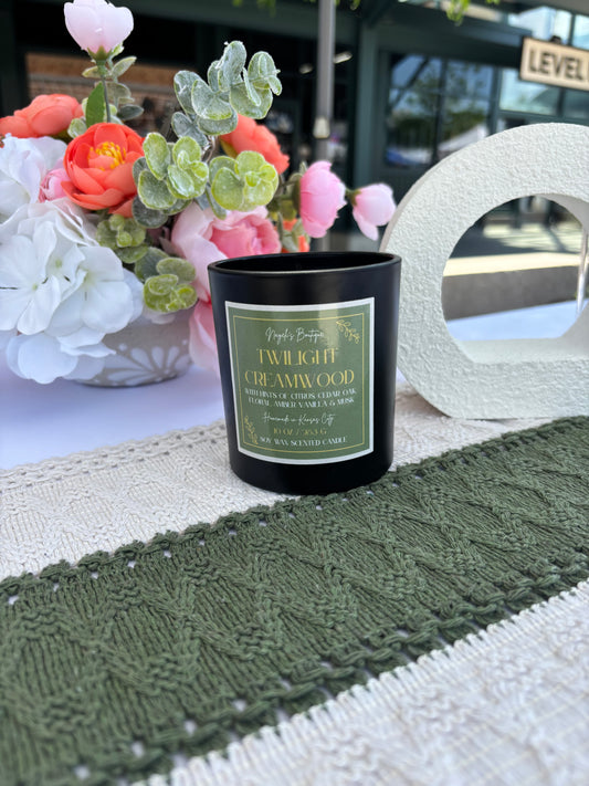 Twilight Creamwood 10 Oz Candle