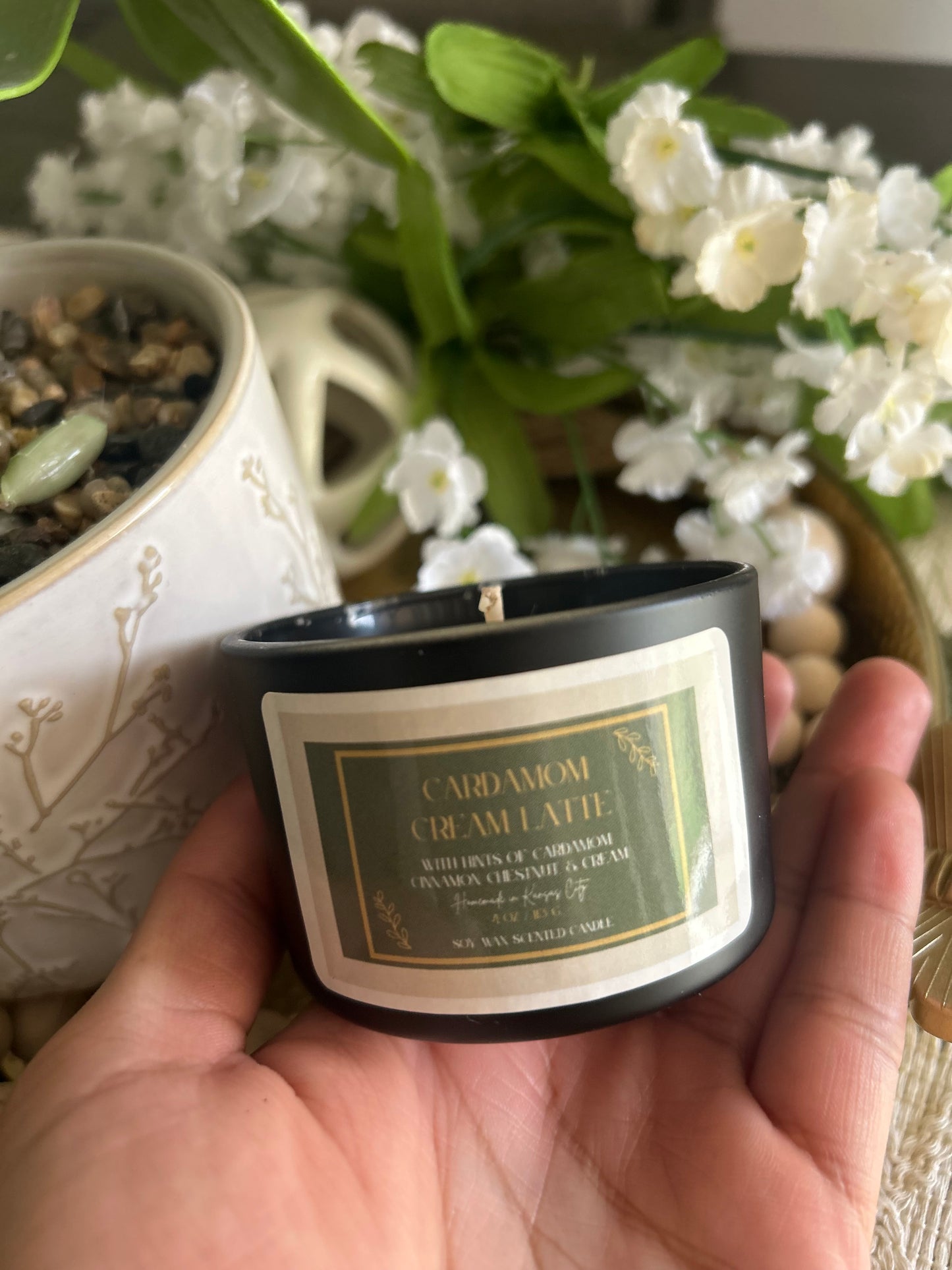 Cardamom Cream Latte Candle